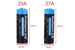 27a akkumulátor vs 23a akkumulátor: különböző méretű, azonos energia