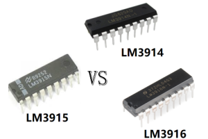 M3914 vs. LM3915 vs. LM3916: A legfontosabb különbségek magyarázata