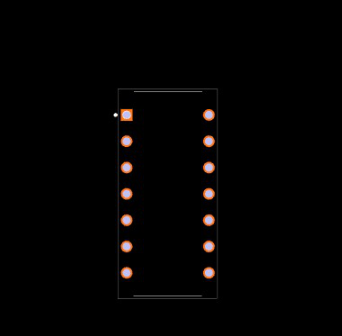 74LS04 Footprint