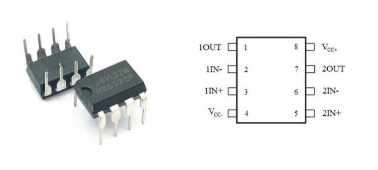 NE5532 Pinout