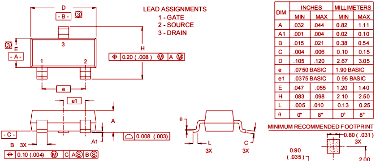  IRLML2502 Package Information