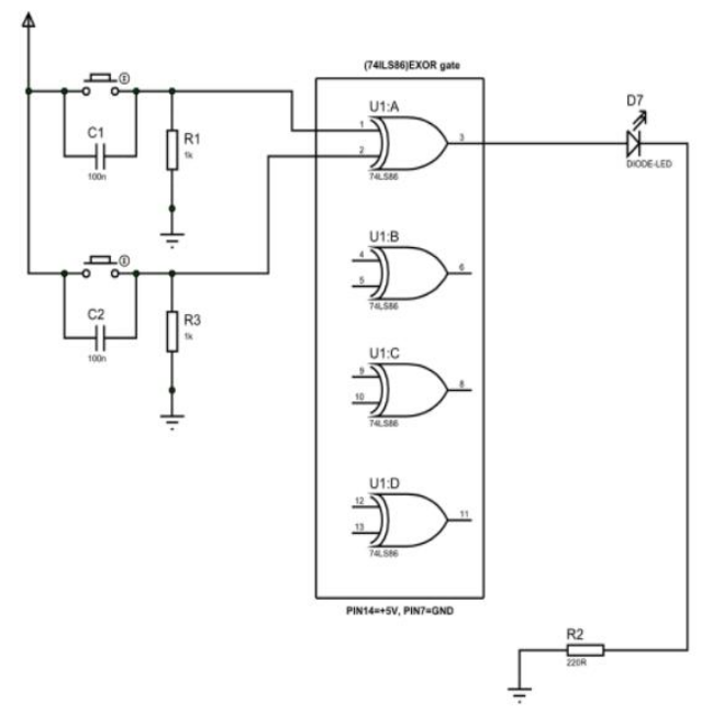 74LS86 Circuit