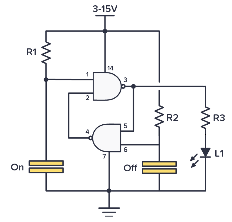 CD4011 Example Circuit